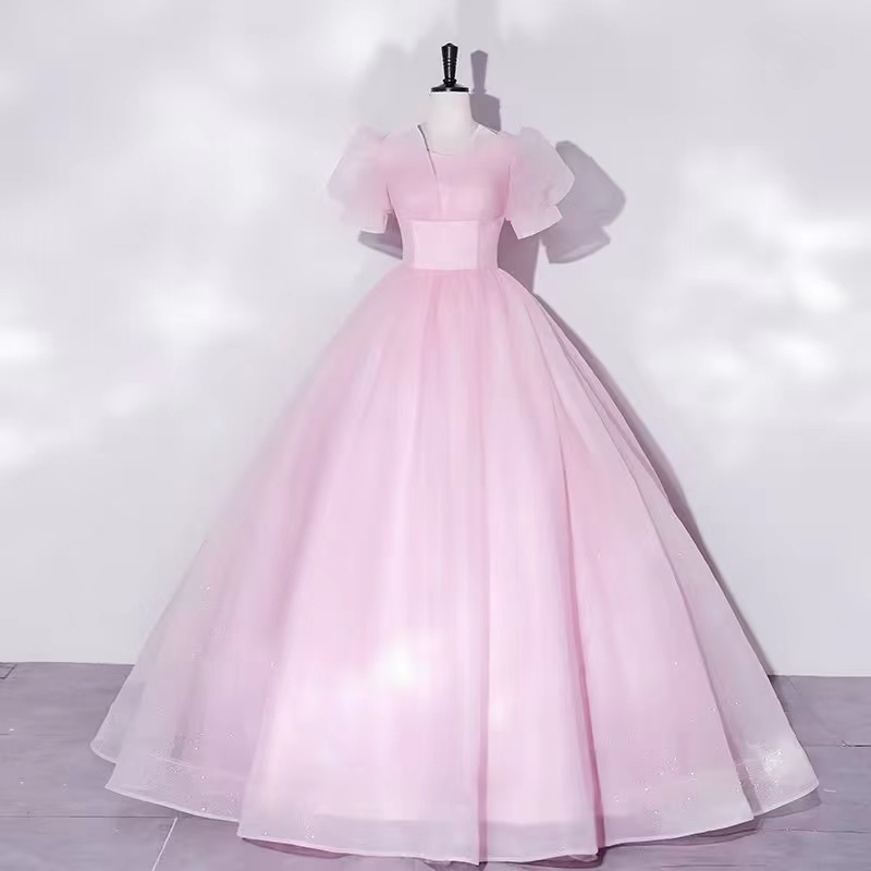 pink princess Prom Dresses Beaded Lace Applique Long cap Sleeves ball gown Satin Evening Dresses Elegant A-Line Floor Length Women Formal party birthdday Dress 2023
pink princess Prom Dresses Beaded Lace Applique Long cap Sleeves ball gown Satin Evening Dresses Elegant A-Line Floor Length Women Formal party birthdday Dress 2023