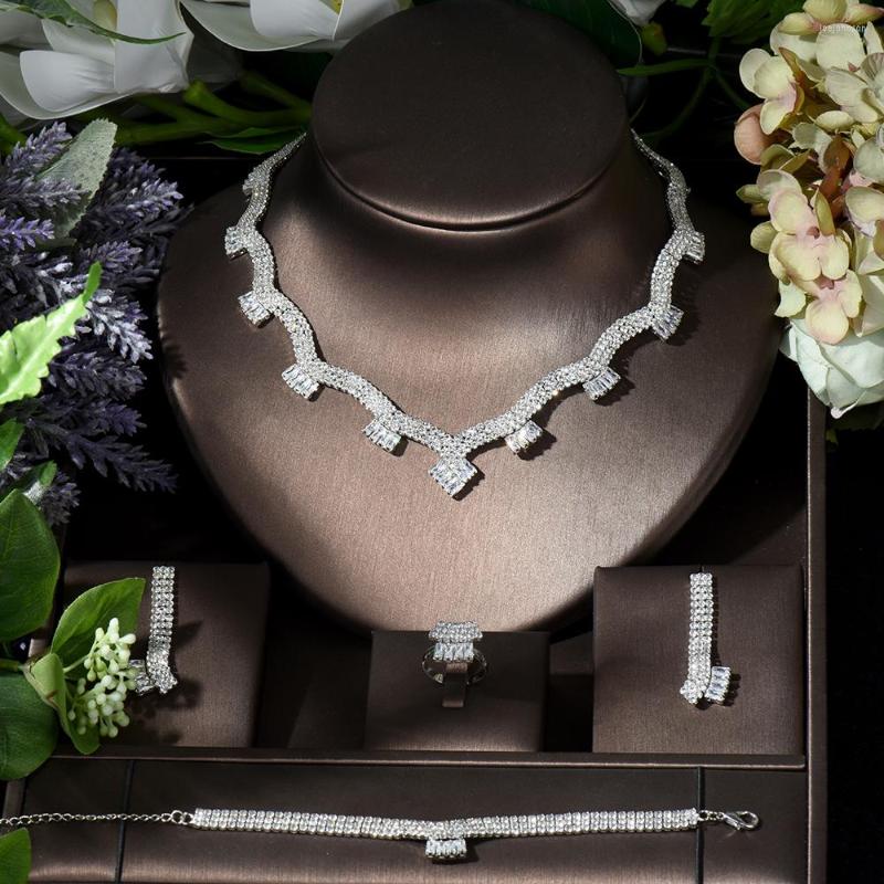 Necklace Earrings Set Fashion Charms Trendy Women Earring And Cubic Zirconia Jewelry For Bridal Weeding Accessories N-108, Picture shown
Necklace Earrings Set Fashion Charms Trendy Women Earring And Cubic Zirconia Jewelry For Bridal Weeding Accessories N-108, Picture shown