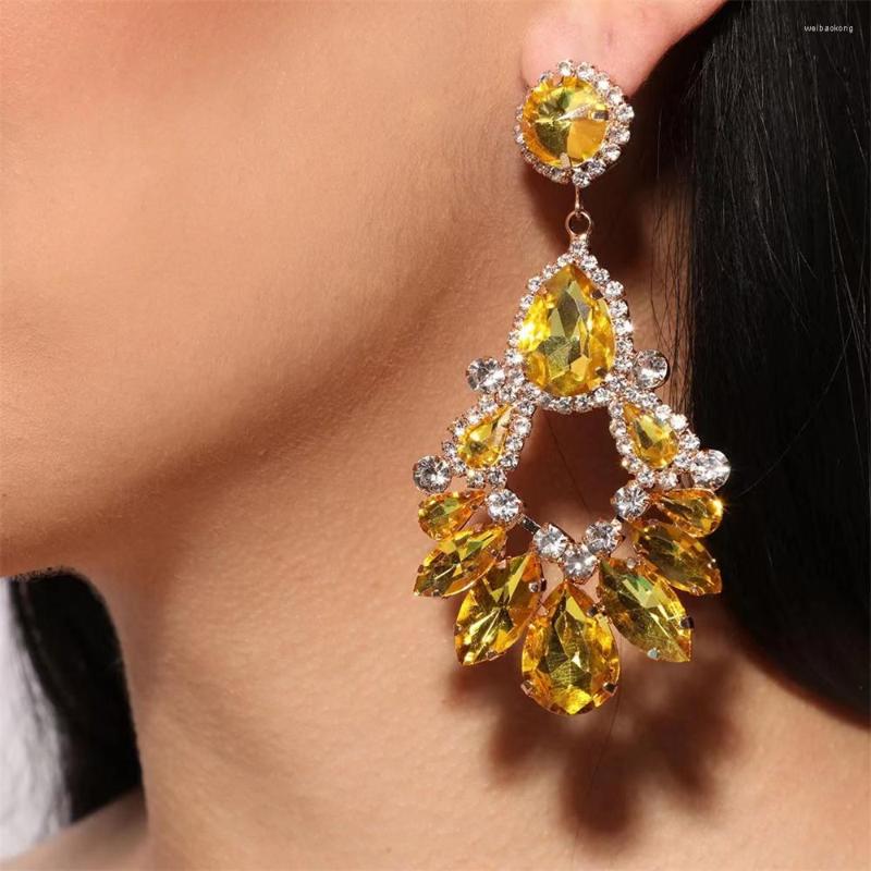 Hoop Earrings Design Luxury Crystal Rhinestone Big Pendant Long For Women 2023 Trend Jewelry Wedding Party High Quality
Hoop Earrings Design Luxury Crystal Rhinestone Big Pendant Long For Women 2023 Trend Jewelry Wedding Party High Quality