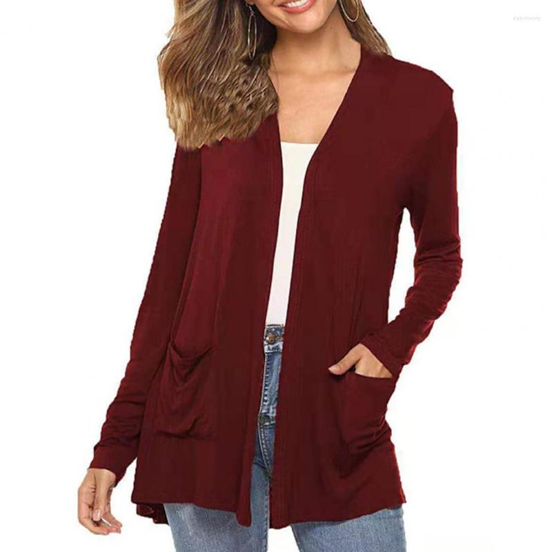 Women' Knits Chic Spring Jacket Breathable Women Coat Lightweight Pure Color Autumn Clothes, Black
Women' Knits Chic Spring Jacket Breathable Women Coat Lightweight Pure Color Autumn Clothes, Black
