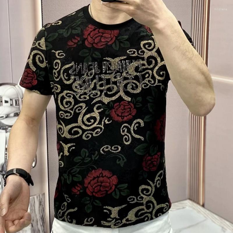 Men's T Shirts Summer Jacquard Stamping Pattern Print Men Tees Short Sleeved Pullover Casual Personality Retro Comfortable Tee, Green
Men's T Shirts Summer Jacquard Stamping Pattern Print Men Tees Short Sleeved Pullover Casual Personality Retro Comfortable Tee, Green