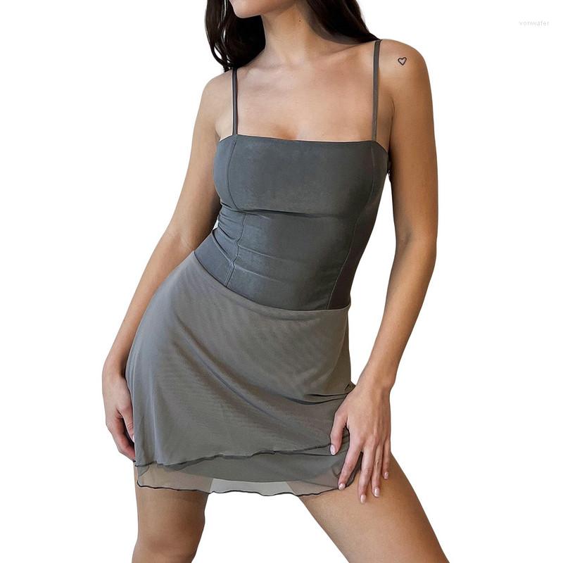 Casual Dresses Women Spaghetti Strap Dress Summer Clothes 2023 Back Bandage Mesh Patchwork Backless A-Line Sexy Club Streetwear
Casual Dresses Women Spaghetti Strap Dress Summer Clothes 2023 Back Bandage Mesh Patchwork Backless A-Line Sexy Club Streetwear