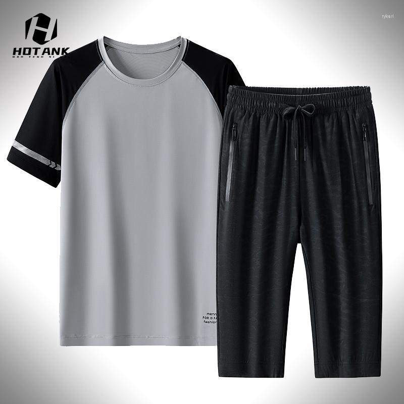 Men' Tracksuits Mens Casual Sports Suit Quick Dry Short Sleeve Seventh Pants Summer Solid Color 2 Piece Sets Men Breathable Jogging, Hxtx511557darkgrey
Men' Tracksuits Mens Casual Sports Suit Quick Dry Short Sleeve Seventh Pants Summer Solid Color 2 Piece Sets Men Breathable Jogging, Hxtx511557darkgrey