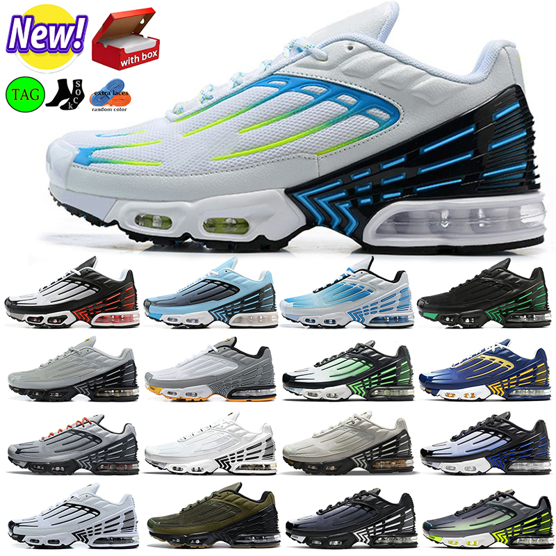 With box Tuned Tn Plus 3 Womens Mens Running Shoes Top Fashion Tn3 Trainers Unity Bred Grey Mesh OG Black Red White Sneakers Laser Blue airsmx tns Atlanta Terrascape, Sku-29(40-46)
With box Tuned Tn Plus 3 Womens Mens Running Shoes Top Fashion Tn3 Trainers Unity Bred Grey Mesh OG Black Red White Sneakers Laser Blue airsmx tns Atlanta Terrascape, Sku-29(40-46)