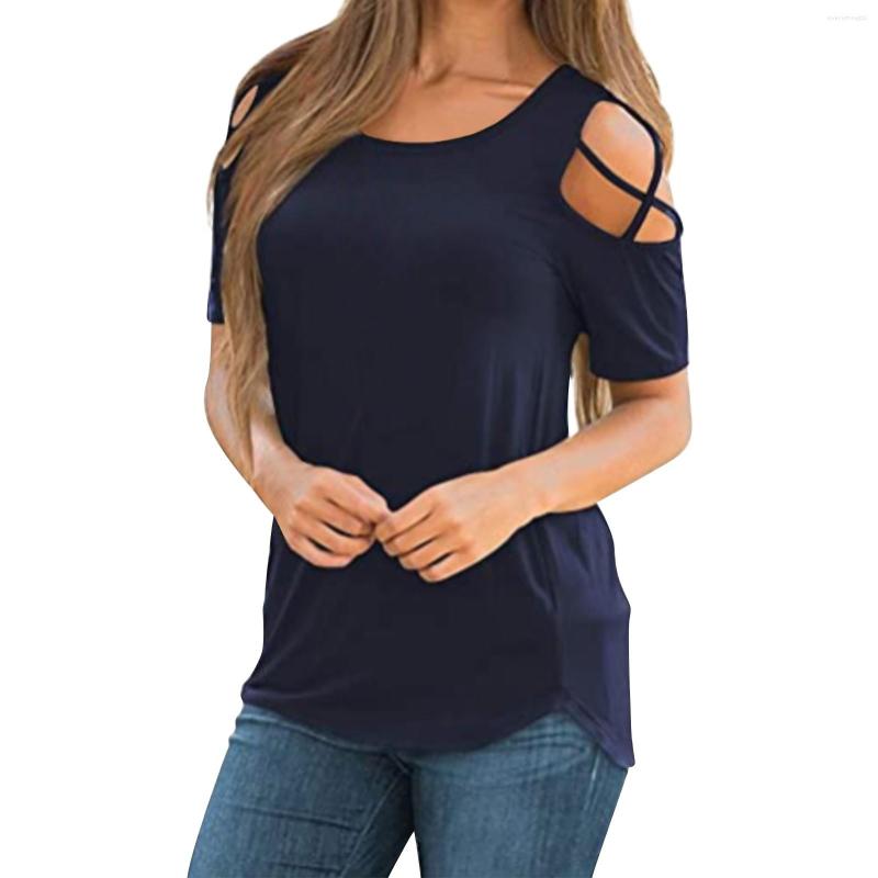 Women' Blouses Off Shoulder Stretch Blouse For Women Summer Casual T Shirt Strappy Cold Shoulders Short Sleeve Tops Loose Workout Tees, Navy
Women' Blouses Off Shoulder Stretch Blouse For Women Summer Casual T Shirt Strappy Cold Shoulders Short Sleeve Tops Loose Workout Tees, Navy