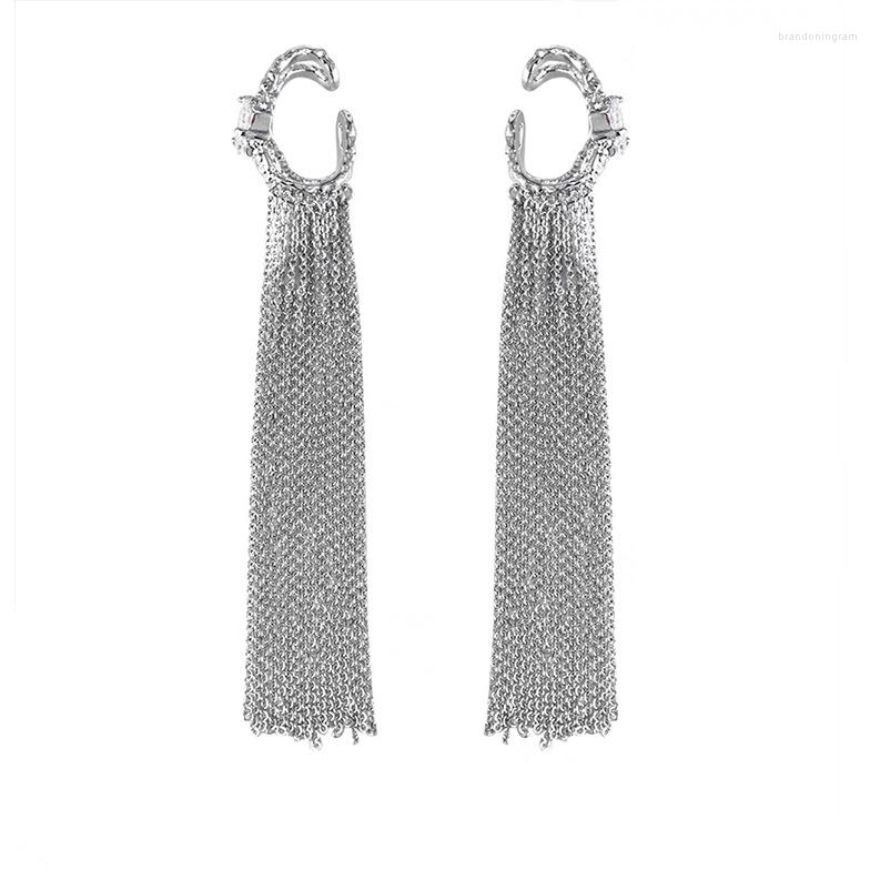 Stud Earrings Light Luxury Pleated Zircon Double Layer Tassel Chain Ear Clip Female Temperament Exaggerated Show Face Small
Stud Earrings Light Luxury Pleated Zircon Double Layer Tassel Chain Ear Clip Female Temperament Exaggerated Show Face Small