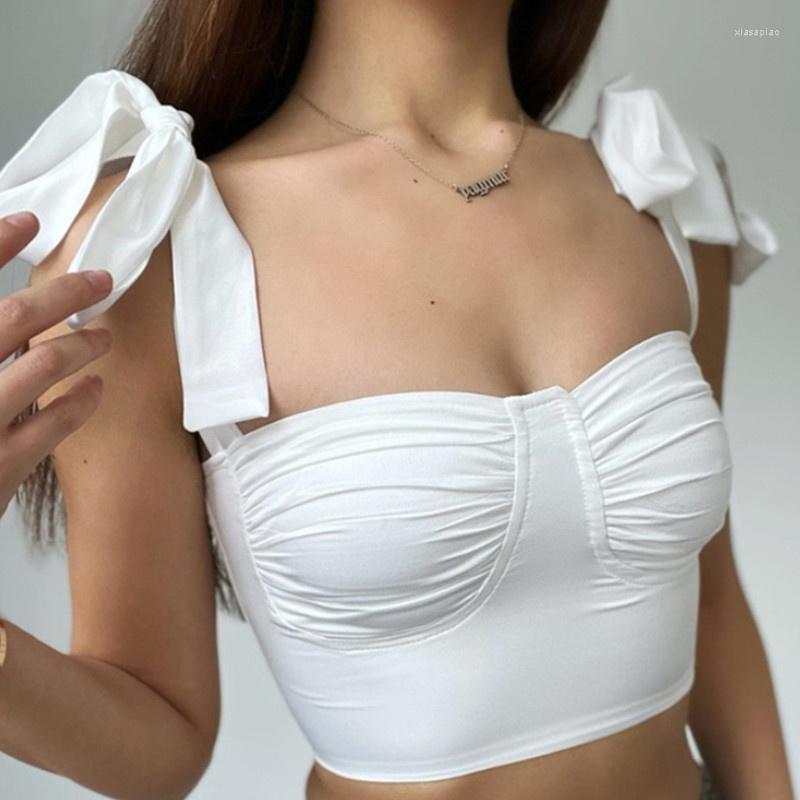 Women' Tanks Women Harajuku Clothes Camisole Crop Tops Summer 2023 Sleeveless T-shirts Y2k Retro Tie-Up Low-Cut Aesthetic Clothing
Women' Tanks Women Harajuku Clothes Camisole Crop Tops Summer 2023 Sleeveless T-shirts Y2k Retro Tie-Up Low-Cut Aesthetic Clothing
