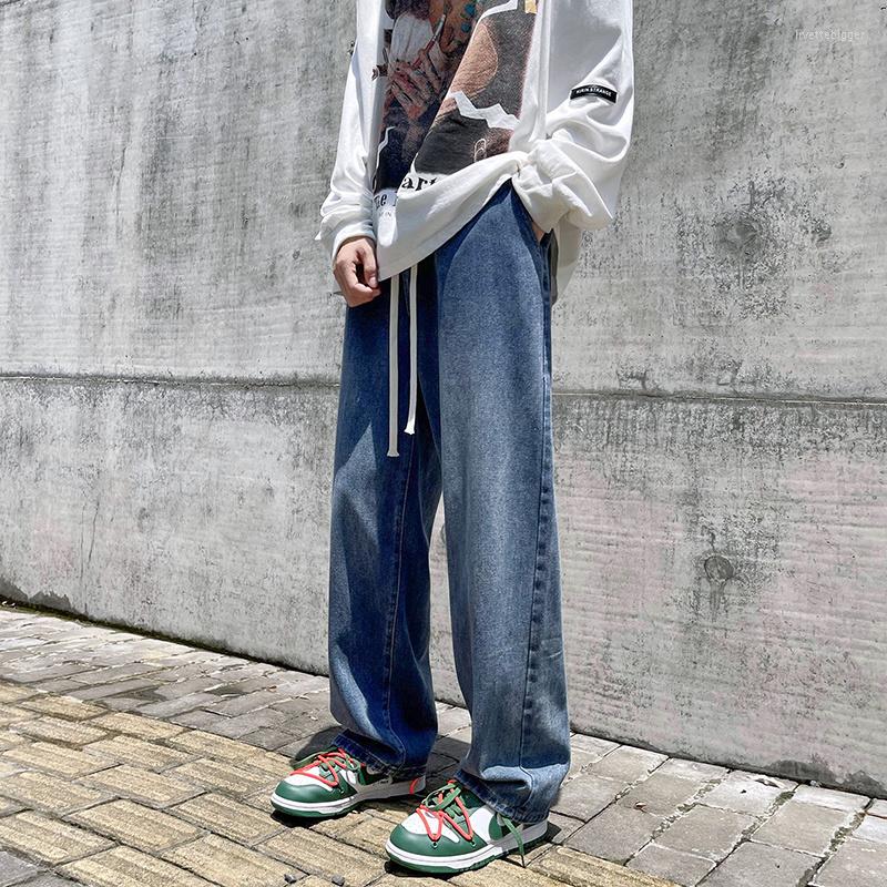 Men' Jeans 4 Colors Summer Men Fashion Retro Drawstring Streetwear Hip-hop Loose Straight Denim Pants Mens Trousers -3XL, Black
Men' Jeans 4 Colors Summer Men Fashion Retro Drawstring Streetwear Hip-hop Loose Straight Denim Pants Mens Trousers -3XL, Black