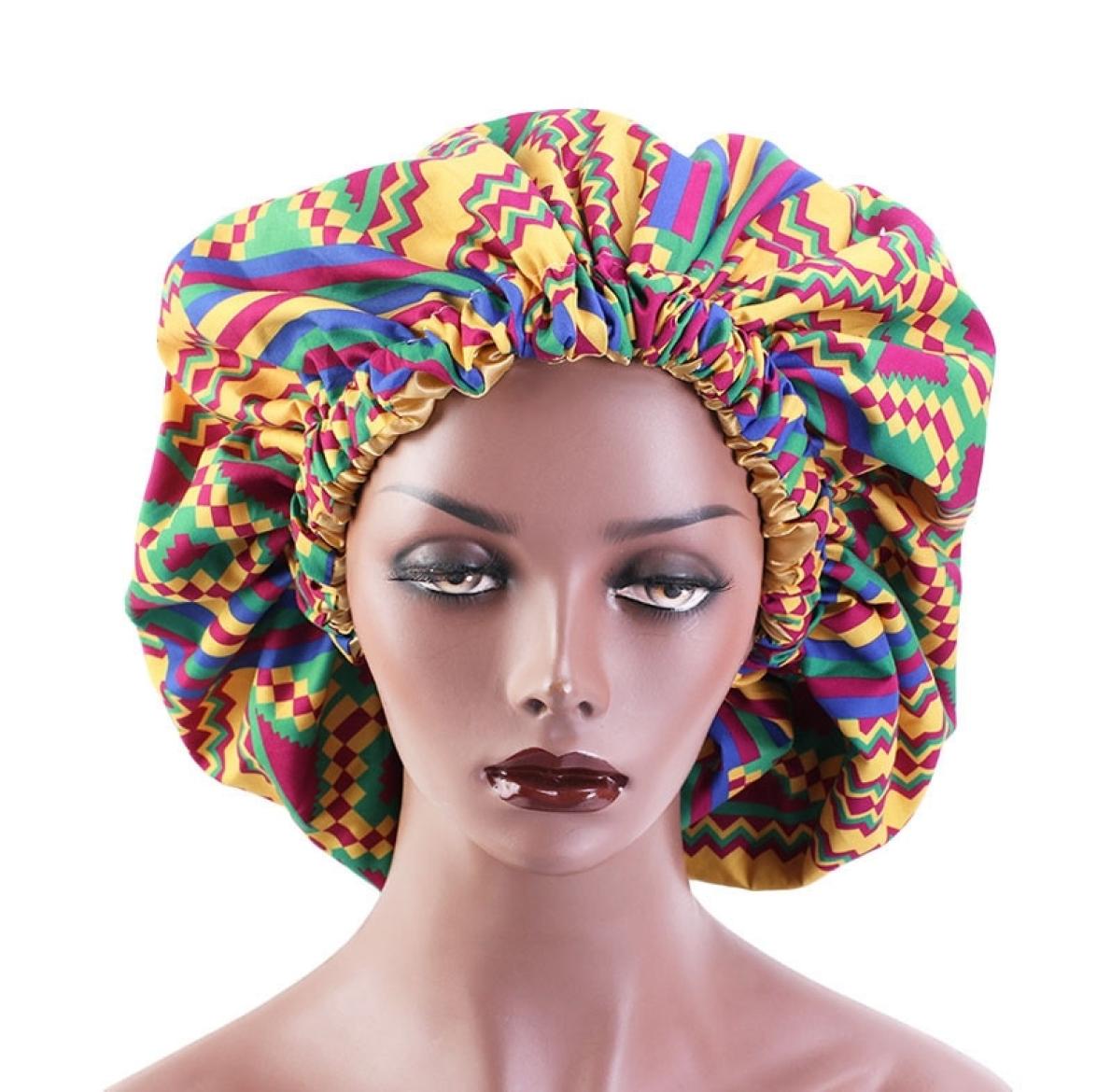 2020 38cm Large Print Satin Bonnet Hair Caps Sleep African Pattern Print Fabric Ankara Night Hat Hair Loss Cover Styling Accessori7007104, Multi
2020 38cm Large Print Satin Bonnet Hair Caps Sleep African Pattern Print Fabric Ankara Night Hat Hair Loss Cover Styling Accessori7007104, Multi