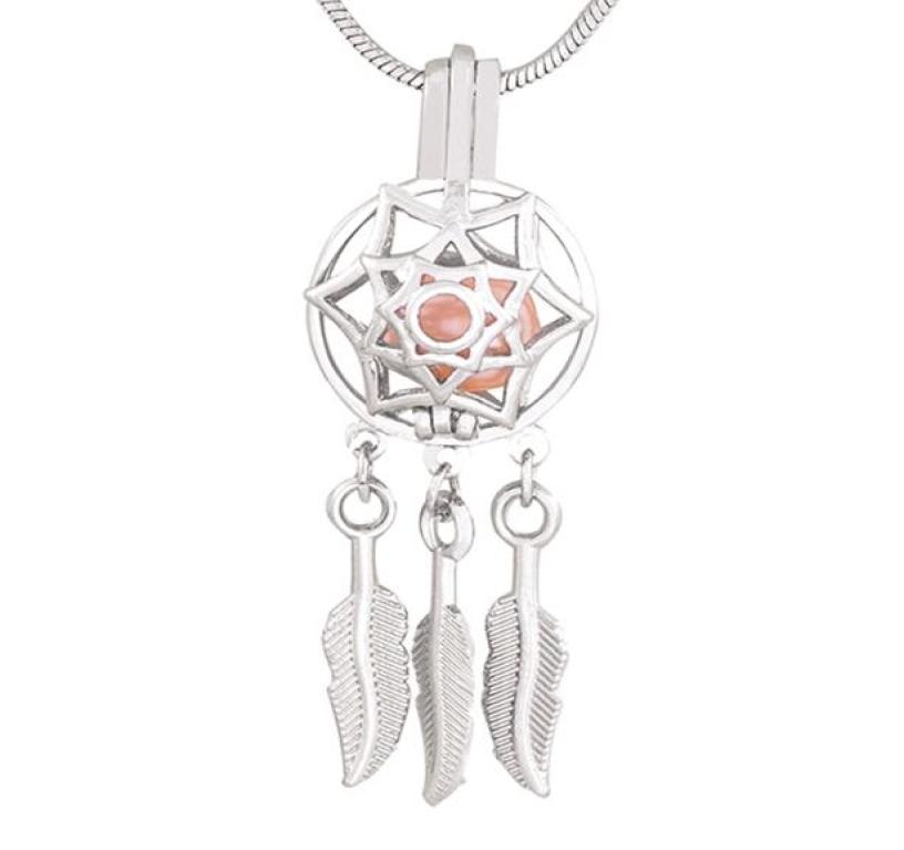 Indian Style Silver Dream Catcher Cage Pendants Dreamcatcher Beads Pearl Cage Pendant Essential Locket For Necklace 5pcs CP0196963906
Indian Style Silver Dream Catcher Cage Pendants Dreamcatcher Beads Pearl Cage Pendant Essential Locket For Necklace 5pcs CP0196963906