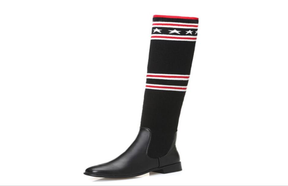 Women boots Low Heels Over the Knee Boots Fashion shoes ladies thigh high Wool Knit Boots black women pumps peep toe long boot2284592
Women boots Low Heels Over the Knee Boots Fashion shoes ladies thigh high Wool Knit Boots black women pumps peep toe long boot2284592