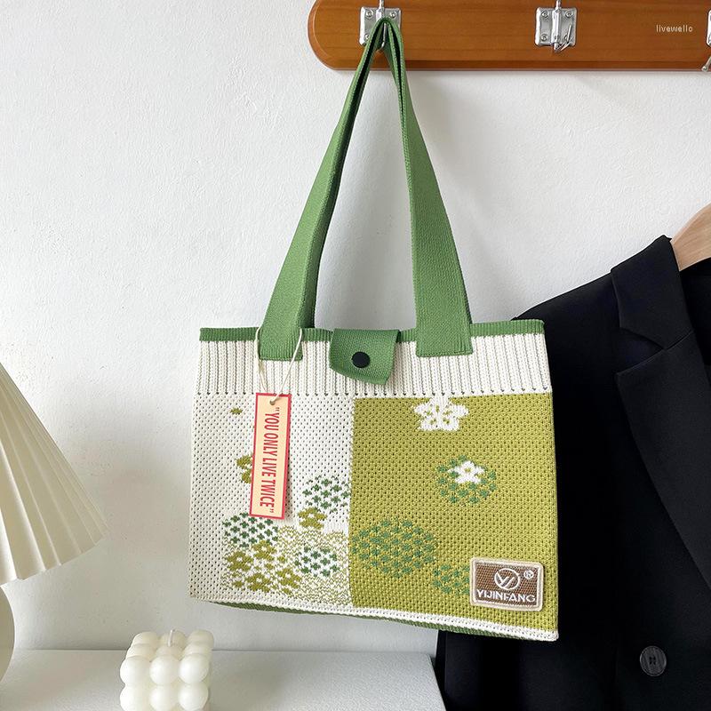 Evening Bags Vintage 90s Fashion Y2k Knit Medium Size Tote Bag Korean Harajuku Crochet Granny Stylish Aesthetic Core Shopping Handbag Purse, Blue
Evening Bags Vintage 90s Fashion Y2k Knit Medium Size Tote Bag Korean Harajuku Crochet Granny Stylish Aesthetic Core Shopping Handbag Purse, Blue