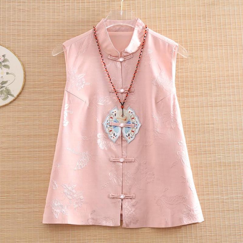 Ethnic Clothing High-end Spring Summer Vest Top Chinese Style Retro Embroidery Floral Elegant Lady Female S-XXL
Ethnic Clothing High-end Spring Summer Vest Top Chinese Style Retro Embroidery Floral Elegant Lady Female S-XXL
