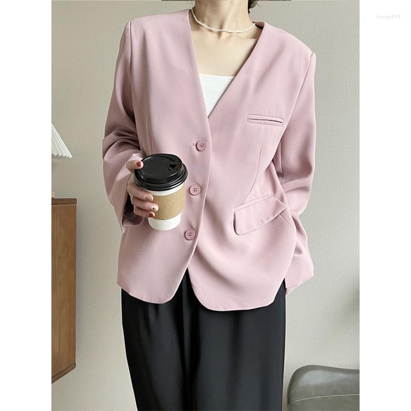 Women's Suits Fashion Women Elegant Short Korean Style Blazer Casual Office Lady Coats Single Breasted Outwear Long Sleeve Spring, Beige
Women's Suits Fashion Women Elegant Short Korean Style Blazer Casual Office Lady Coats Single Breasted Outwear Long Sleeve Spring, Beige
