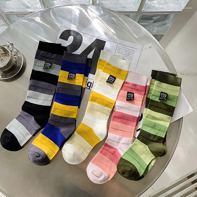 Women Socks Colorful Cotton Long Fashion Patchworl Stockings Stripe High Knee Female Leg Calcetines Medias, Black
Women Socks Colorful Cotton Long Fashion Patchworl Stockings Stripe High Knee Female Leg Calcetines Medias, Black