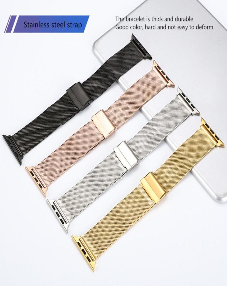 Suitable for Apple Watch Stainless Steel Woven Mesh Strap 3840 4244mm Unisex Silver Black Gold Rose6895079
Suitable for Apple Watch Stainless Steel Woven Mesh Strap 3840 4244mm Unisex Silver Black Gold Rose6895079
