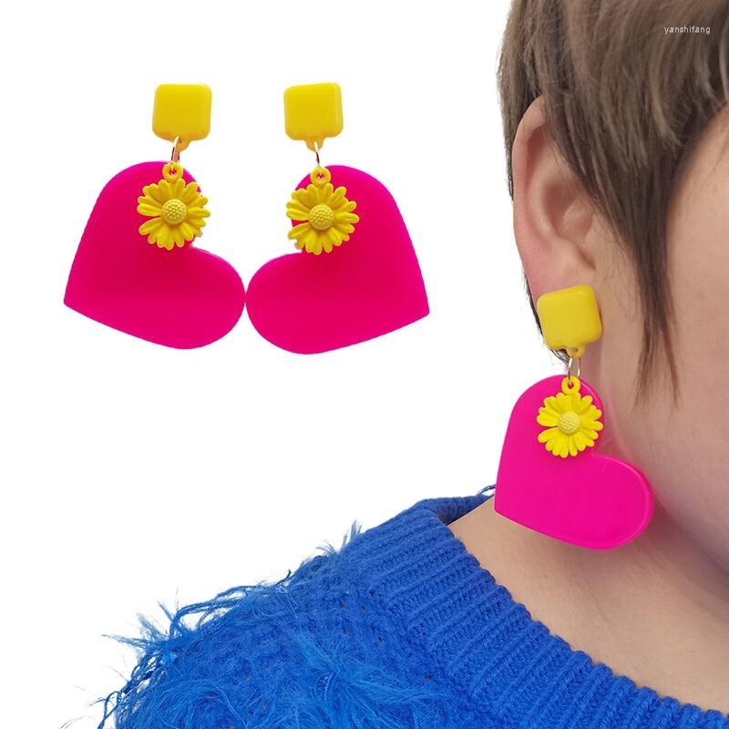 Dangle Earrings Korean Fashion Colour Blocking For Women Accessories Dark Pink Stud Earring Y2K Pendientes In Resin Earings
Dangle Earrings Korean Fashion Colour Blocking For Women Accessories Dark Pink Stud Earring Y2K Pendientes In Resin Earings