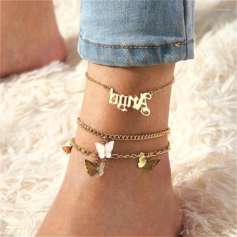 Anklets Multi-storey Fashion Butterfly Anklet Tennis Chain Foot Jewelry For Women Summer Beach Barefoot
Anklets Multi-storey Fashion Butterfly Anklet Tennis Chain Foot Jewelry For Women Summer Beach Barefoot
