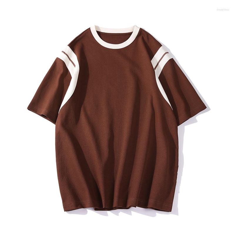 Men's T Shirts Summer Striped T-Shirt Men Baggy Tees Fashion Korean Streetwear High Quality Short Sleeved Tops Clothing Male Female Plus, Auburn
Men's T Shirts Summer Striped T-Shirt Men Baggy Tees Fashion Korean Streetwear High Quality Short Sleeved Tops Clothing Male Female Plus, Auburn