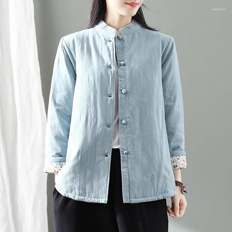 Ethnic Clothing 2023 Fashion Chinese Style Women Vintage Winter Jackets Casual Quilted Coats Loose Streetwear Ladies Tops 11686
Ethnic Clothing 2023 Fashion Chinese Style Women Vintage Winter Jackets Casual Quilted Coats Loose Streetwear Ladies Tops 11686