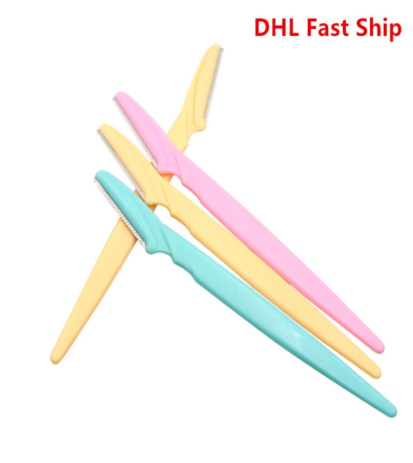 Whole Stainless Steel Blade Eyebrow Razor Eyebrows Multipurpose Exfoliating Face Razor and Eyebrow Shaper Trimmer DHL Fast Shi8519659
Whole Stainless Steel Blade Eyebrow Razor Eyebrows Multipurpose Exfoliating Face Razor and Eyebrow Shaper Trimmer DHL Fast Shi8519659