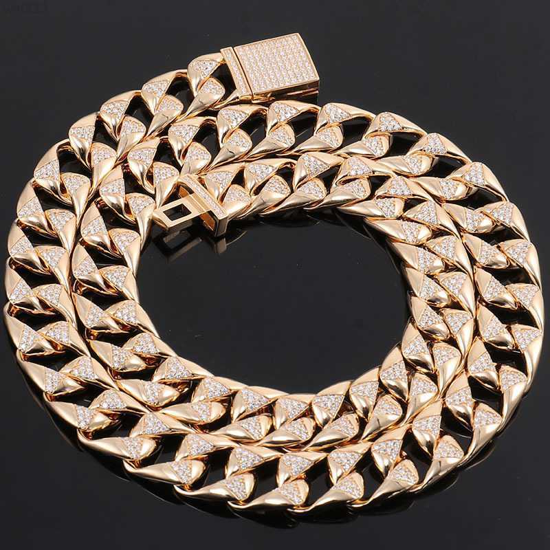 Bulk 12mm Bracelet Necklace d Vvs Moissanite Diamond 5 Times Gold Plated 925 Sterling Silver Cuban Link Chain
Bulk 12mm Bracelet Necklace d Vvs Moissanite Diamond 5 Times Gold Plated 925 Sterling Silver Cuban Link Chain