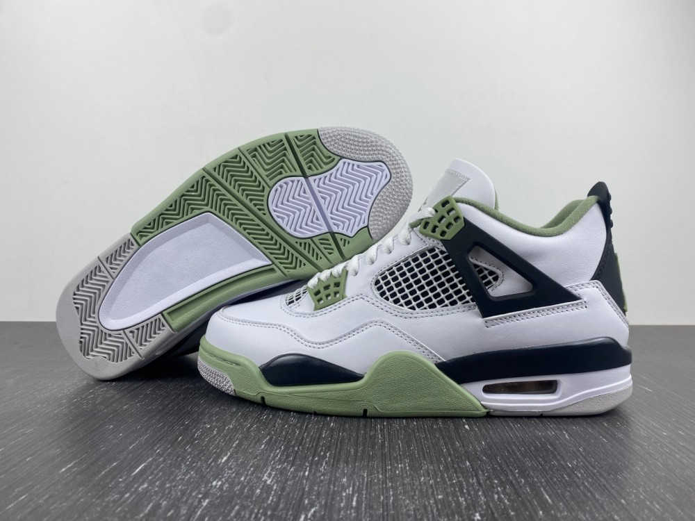 WITH BOX Designer Jumpman 4 sRetro basketball shoes man Sneakers Seafoam AQ9129-103 with Double box, Green
WITH BOX Designer Jumpman 4 sRetro basketball shoes man Sneakers Seafoam AQ9129-103 with Double box, Green