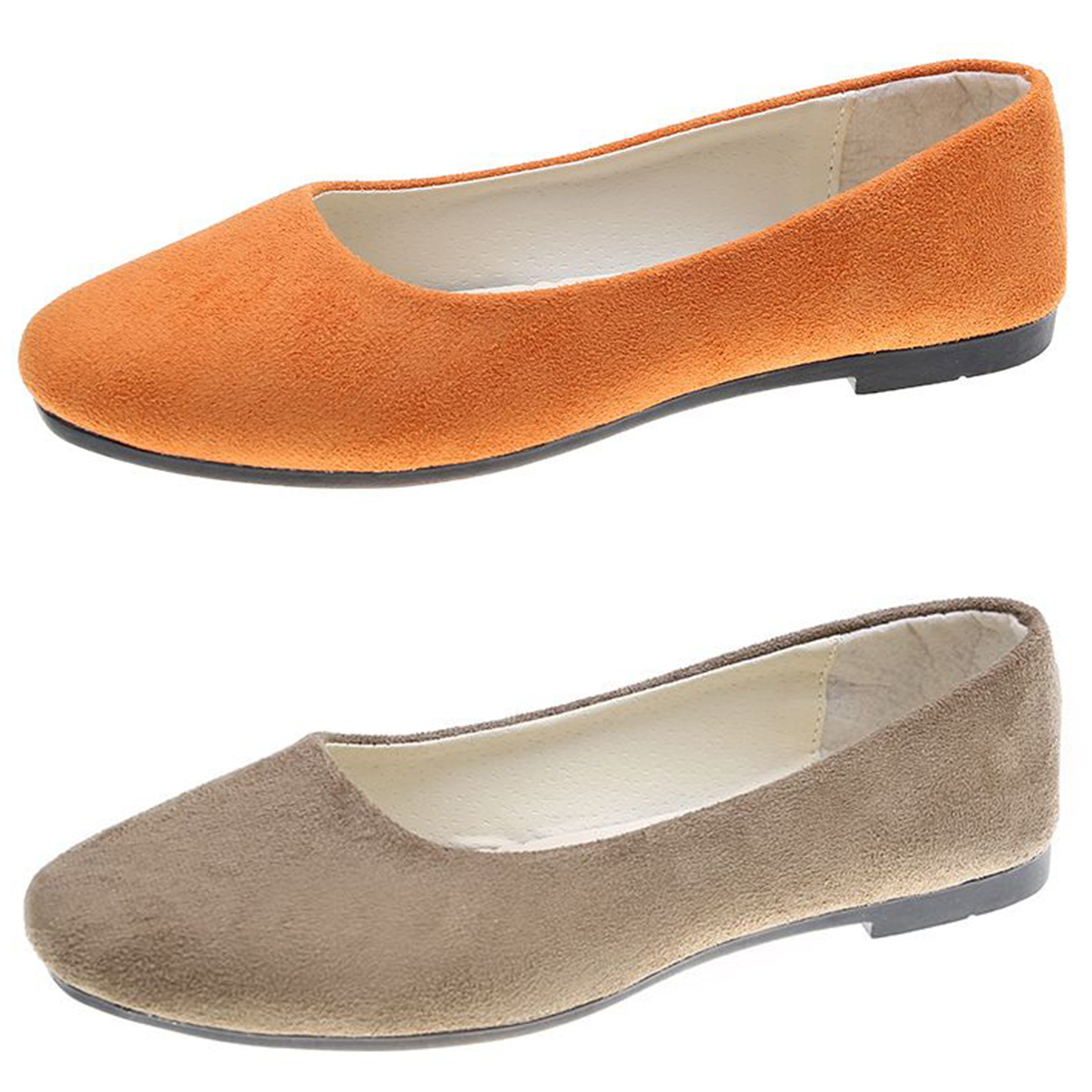 Fashionable candy colored flat bottomed work shoes brown pink black cyan gold comfortable suede cloth faced women's shoes, student shoes
Fashionable candy colored flat bottomed work shoes brown pink black cyan gold comfortable suede cloth faced women's shoes, student shoes
