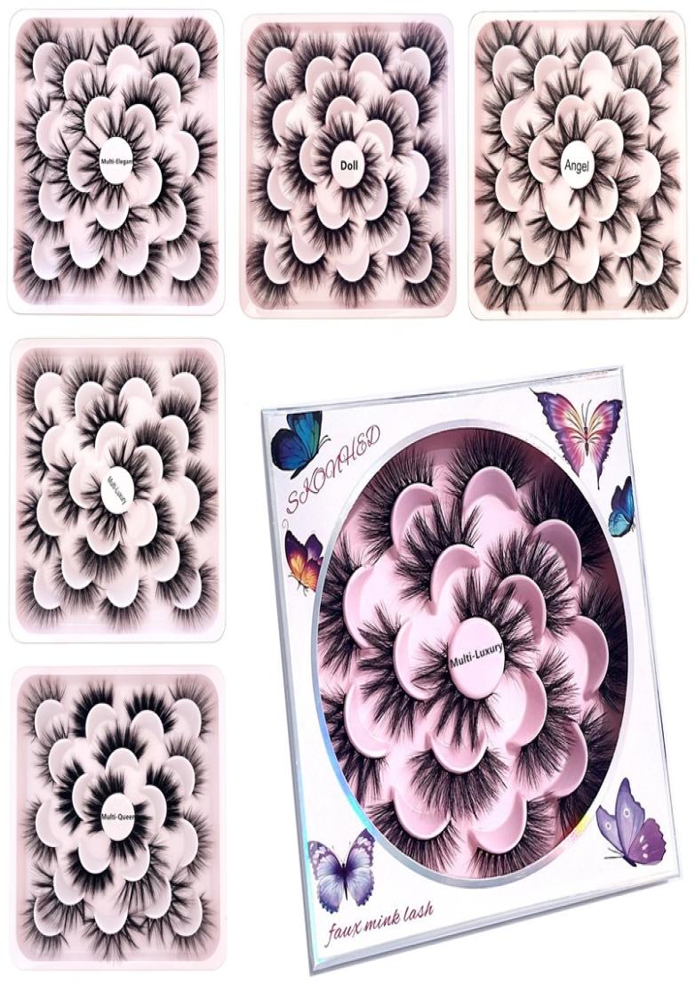 10 Pairs Mix Style False Eyelash Cruelty Natural Faux 3D Mink Eyelashes Wispy Thick Long Eye Lashes Extension With Butterfly 5511240 
10 Pairs Mix Style False Eyelash Cruelty Natural Faux 3D Mink Eyelashes Wispy Thick Long Eye Lashes Extension With Butterfly 5511240