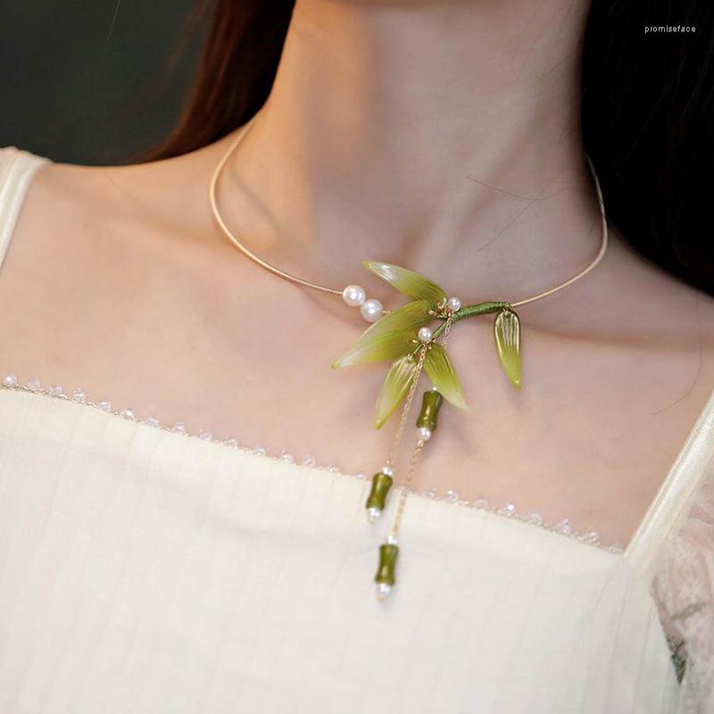 Choker KAITIN Acrylic Leaves Pearls Tassels Necklaces For Women Chinese Clothing Accessories Light Luxury Jewelry
Choker KAITIN Acrylic Leaves Pearls Tassels Necklaces For Women Chinese Clothing Accessories Light Luxury Jewelry