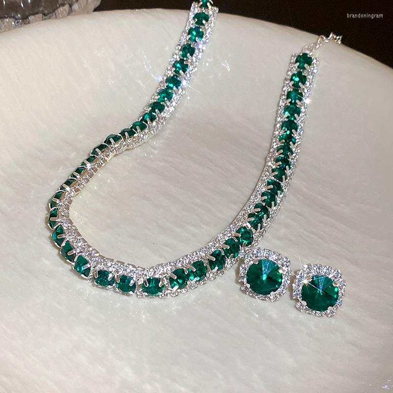 Necklace Earrings Set Uilz Luxury Shingy Square Shaped For Women Green Crystal Neckalce Sets Girls Weddings Bride Accessories, Picture shown
Necklace Earrings Set Uilz Luxury Shingy Square Shaped For Women Green Crystal Neckalce Sets Girls Weddings Bride Accessories, Picture shown