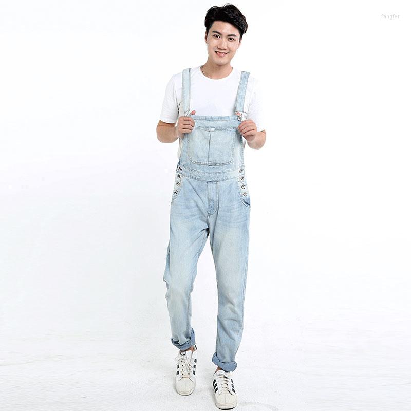 Men' Jeans Spring Summer Thin Men Overalls Bib Denim Jumpsuits Workwear Cargo Pants Hip Hop Blue Casual Romper Trousers Plus Size
Men' Jeans Spring Summer Thin Men Overalls Bib Denim Jumpsuits Workwear Cargo Pants Hip Hop Blue Casual Romper Trousers Plus Size