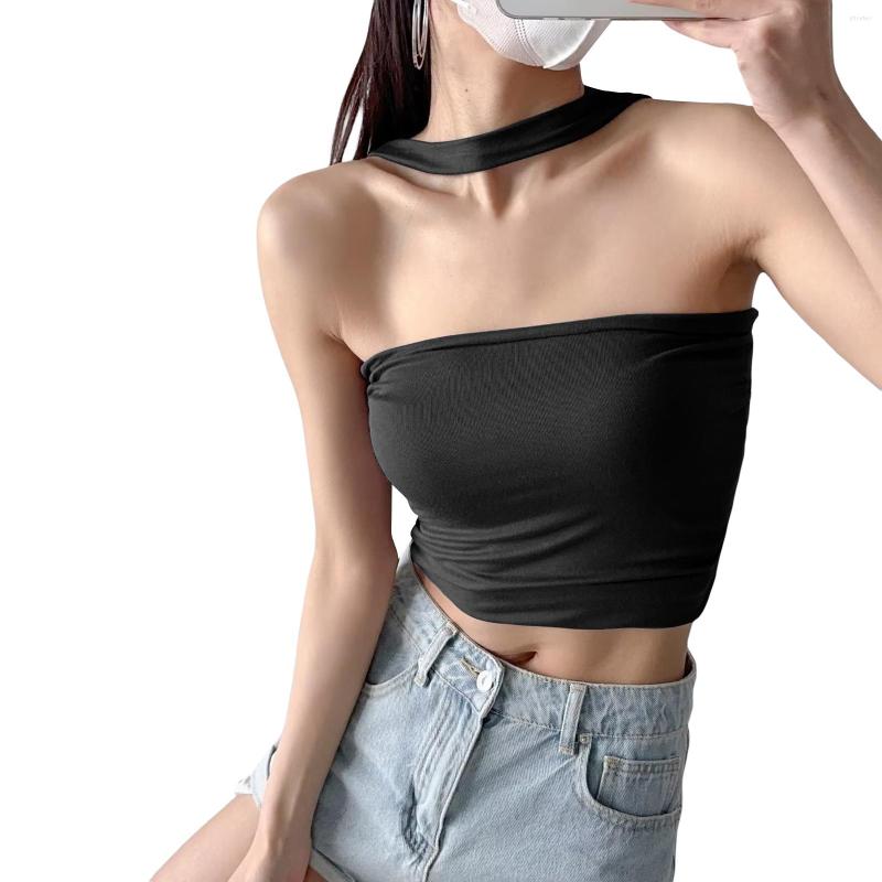 Women' Tanks Women' Fitted Crop Tops Solid Color Sleeveless Party Clothes Halter Neck Clubwear, White
Women' Tanks Women' Fitted Crop Tops Solid Color Sleeveless Party Clothes Halter Neck Clubwear, White