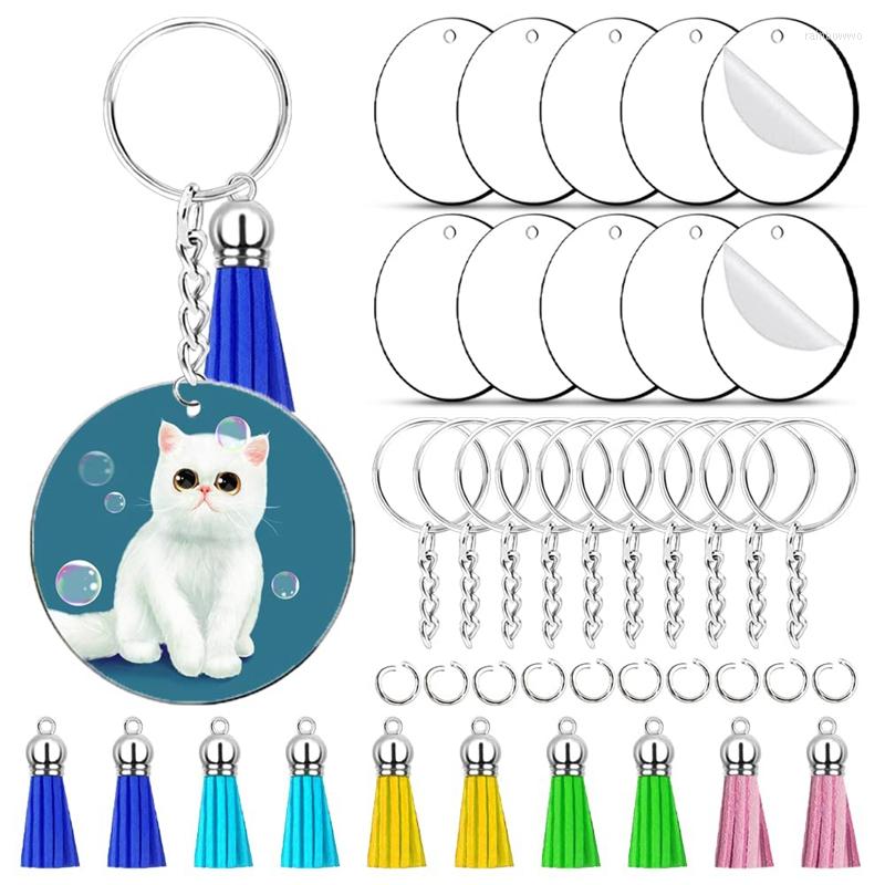 Keychains Acrylic Keychain Blank For Vinyl 40Pcs Clear Circle Blanks Bulk With Tassels Charms Key Craft Ornament DIY
Keychains Acrylic Keychain Blank For Vinyl 40Pcs Clear Circle Blanks Bulk With Tassels Charms Key Craft Ornament DIY
