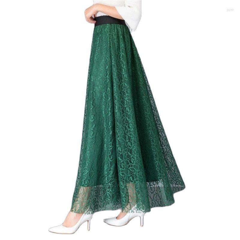 Skirts 2023 Spring Summer Elastic High Waist Lace Women Korean Elegant Casual A-line Black Blue Red Long Maxi Female, Royal blue
Skirts 2023 Spring Summer Elastic High Waist Lace Women Korean Elegant Casual A-line Black Blue Red Long Maxi Female, Royal blue