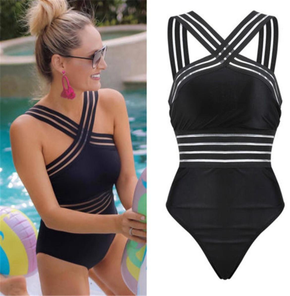 2020 Newest Women Swimsuits Sexy One Piece Swimwear For Women Beach High Neck Bandage Cross Back Female Brazilian Swimming Suit4527142
2020 Newest Women Swimsuits Sexy One Piece Swimwear For Women Beach High Neck Bandage Cross Back Female Brazilian Swimming Suit4527142
