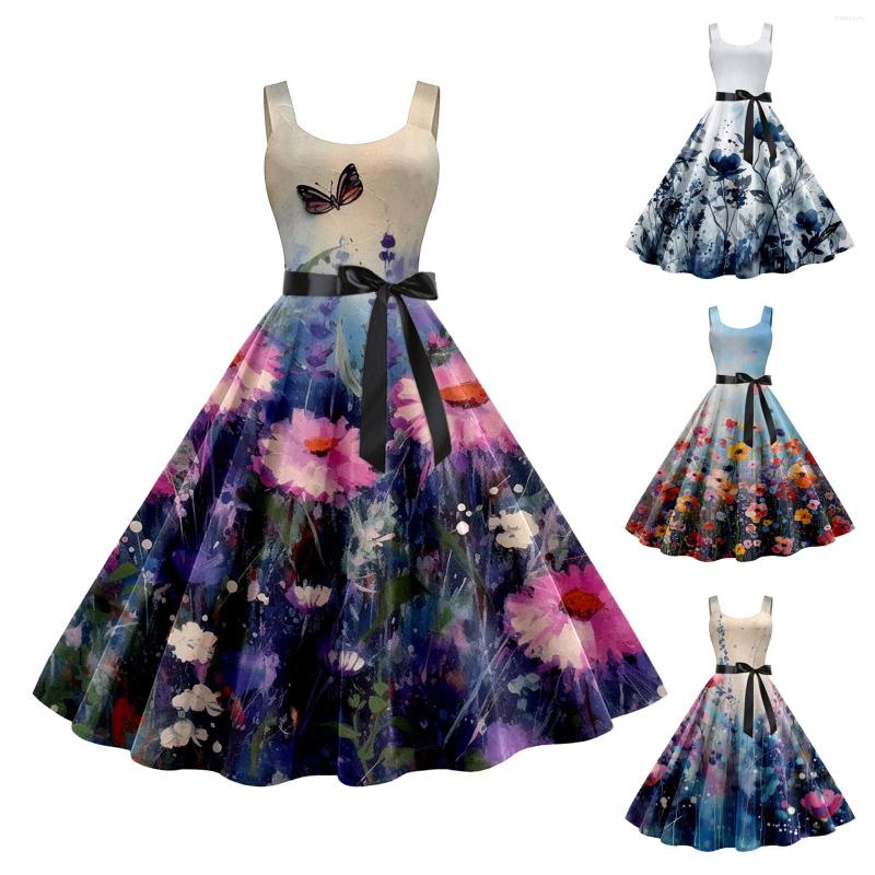 Casual Dresses Vintage Cocktail For Women Sleeveless Knee Length Retro A Line Flared Swing Formal Prom Comfy Summer, Blue
Casual Dresses Vintage Cocktail For Women Sleeveless Knee Length Retro A Line Flared Swing Formal Prom Comfy Summer, Blue