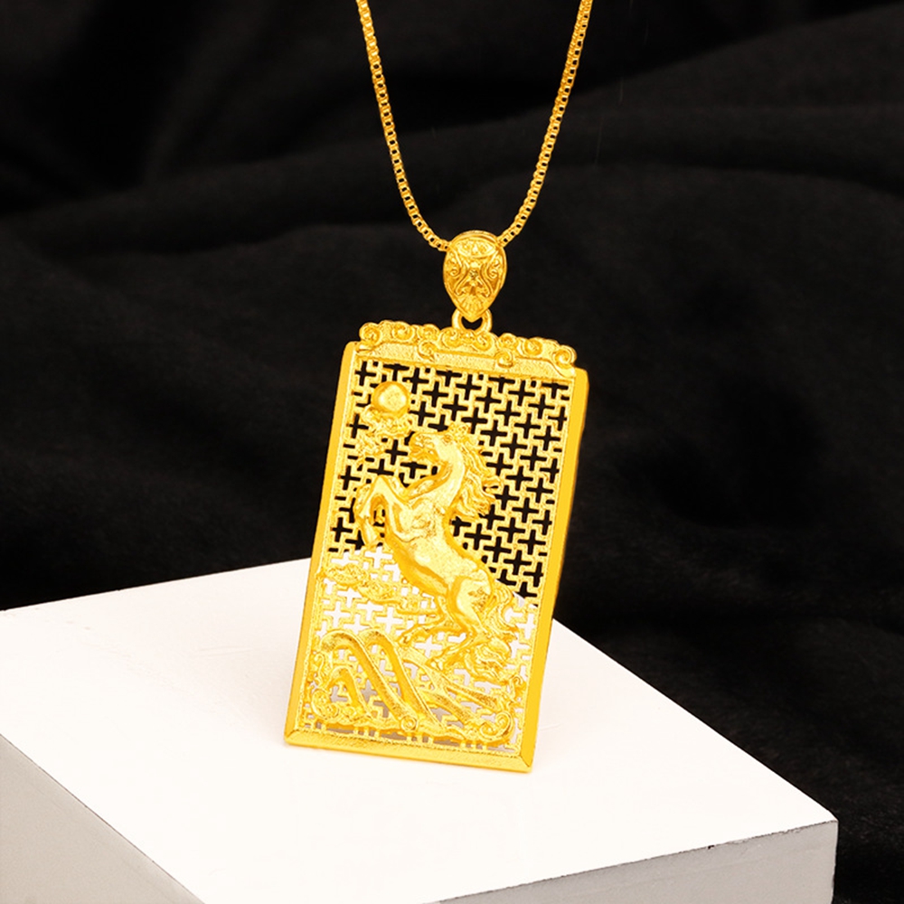 Women Men Pendant Chain Horse Design 18k Yellow Gold Filled Fashion Lady Jewelry Gift
Women Men Pendant Chain Horse Design 18k Yellow Gold Filled Fashion Lady Jewelry Gift