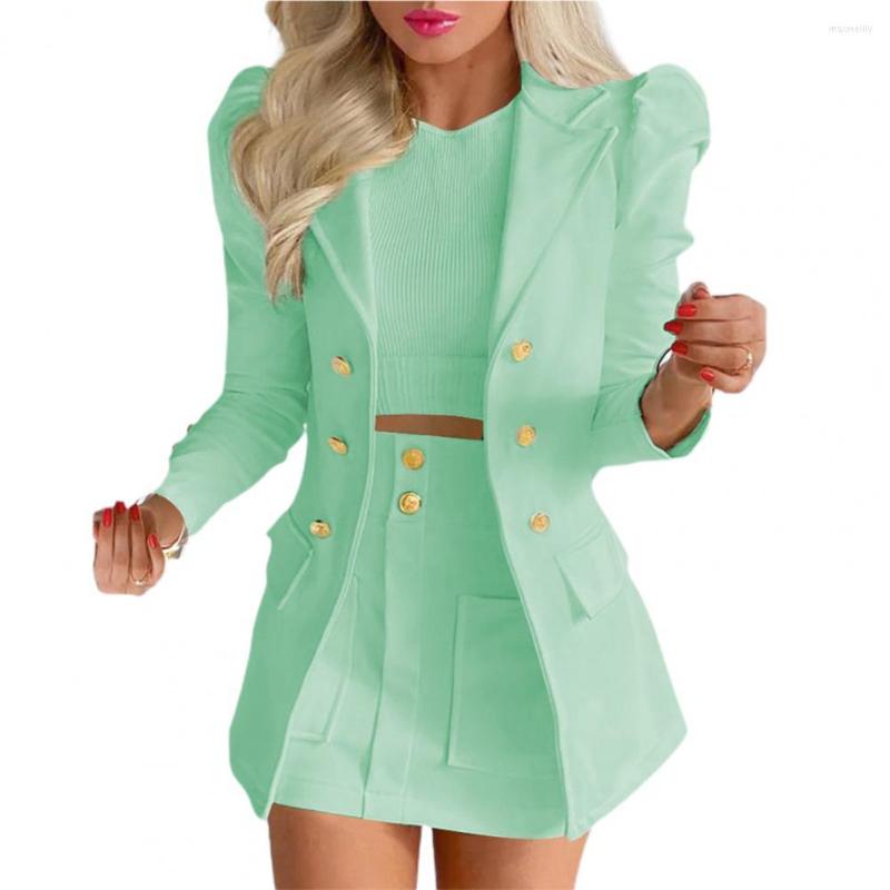 Two Piece Dress 1 Set Blazer Suit Pants Spring Summer SkirtDouble Breasted Ladies Turndown Collar Slim Bodycon For Office, Black
Two Piece Dress 1 Set Blazer Suit Pants Spring Summer SkirtDouble Breasted Ladies Turndown Collar Slim Bodycon For Office, Black
