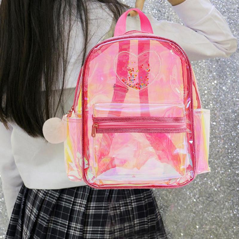 School Bags Waterproof PVC Laser Bag Children Kids Love Jelly Backpack Cute Lovely Colorful Backpacks Mini Cartoon Purse Travel, Pink
School Bags Waterproof PVC Laser Bag Children Kids Love Jelly Backpack Cute Lovely Colorful Backpacks Mini Cartoon Purse Travel, Pink