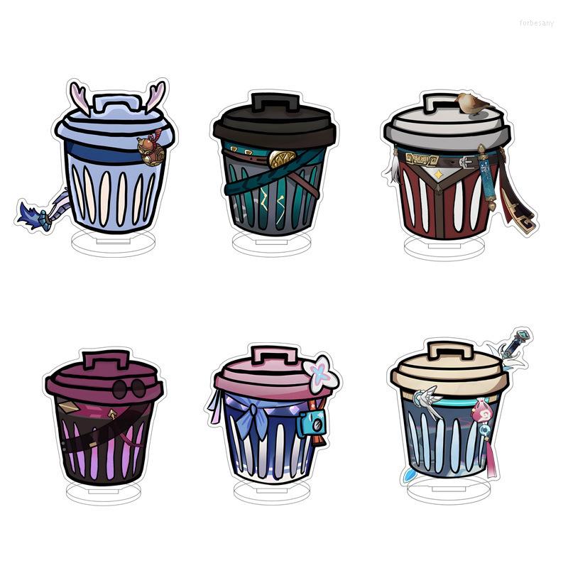 Keychains Honkai Star Rail Garbage Can Standing Anime KeyChain Kafka Dan Heng Key Chain Women Print Figure Model Plate Ring Acrylic
Keychains Honkai Star Rail Garbage Can Standing Anime KeyChain Kafka Dan Heng Key Chain Women Print Figure Model Plate Ring Acrylic