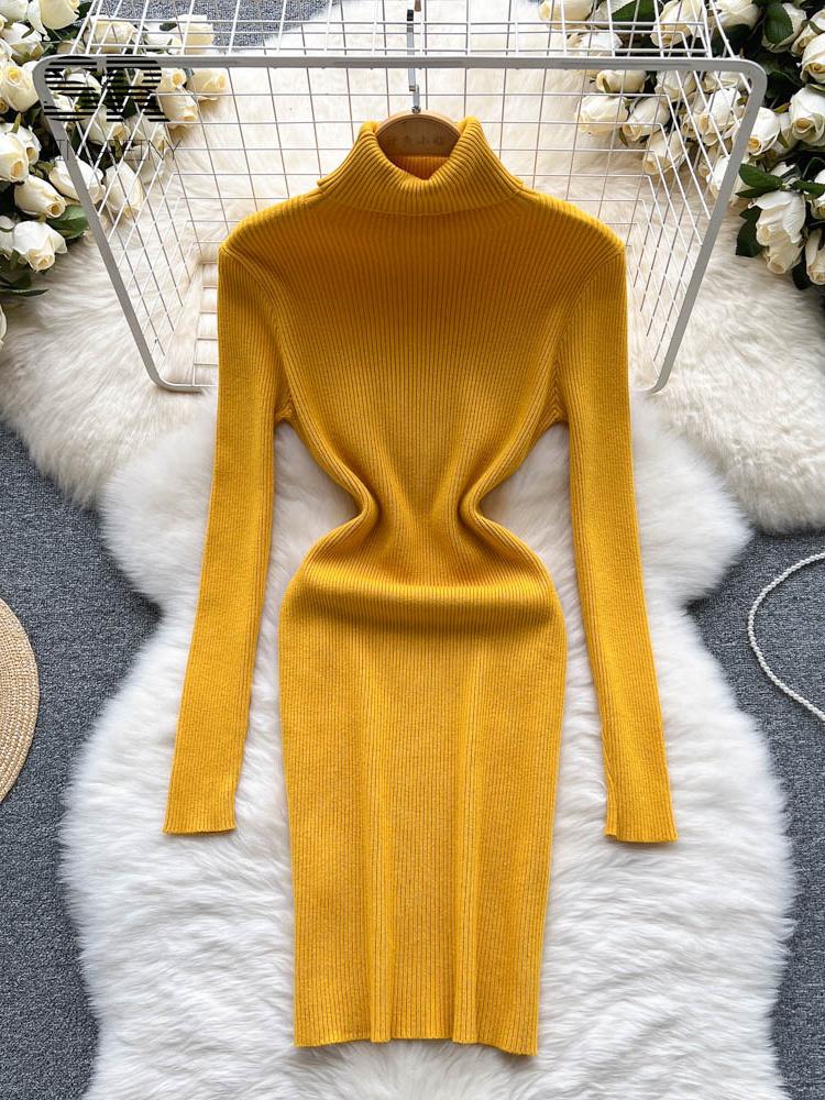 Dresses Singreiny Autumn Turtleneck Knitted Dress Long Sleeves Slim Solid Elastic Warm Dress Fashion 2022 Ladies Short Sweater Dresses, White
Dresses Singreiny Autumn Turtleneck Knitted Dress Long Sleeves Slim Solid Elastic Warm Dress Fashion 2022 Ladies Short Sweater Dresses, White
