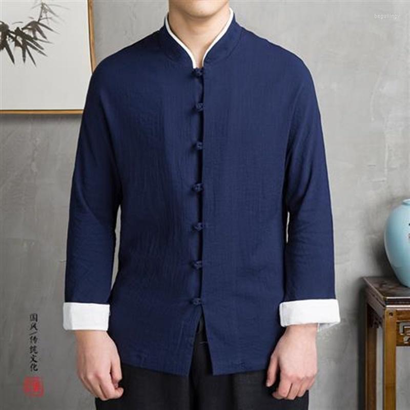 Ethnic Clothing 2023 Traditional Chinese Men Retro Casual Shirt Cotton Tops Male Stand Collar Solid Color Clothes Tunic Tang Suit
Ethnic Clothing 2023 Traditional Chinese Men Retro Casual Shirt Cotton Tops Male Stand Collar Solid Color Clothes Tunic Tang Suit