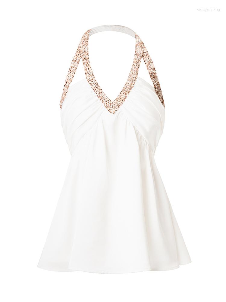 Women' Tanks 2023 Summer White Sleeveless Vest Women' Korean Style Casual Fashion Off Shoulder Hollow Out Sequins Streetwear Tide
Women' Tanks 2023 Summer White Sleeveless Vest Women' Korean Style Casual Fashion Off Shoulder Hollow Out Sequins Streetwear Tide