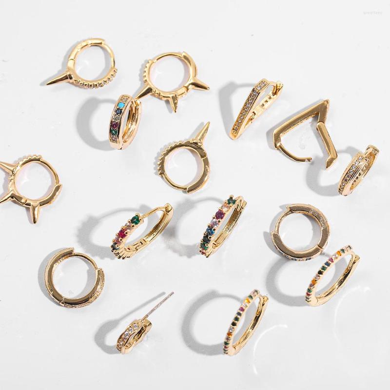 Hoop Earrings Small Rivet Crystal Circle For Women Punk Party Round Huggies Cartilage Cute Hooping Ear Cuff Gifts
Hoop Earrings Small Rivet Crystal Circle For Women Punk Party Round Huggies Cartilage Cute Hooping Ear Cuff Gifts