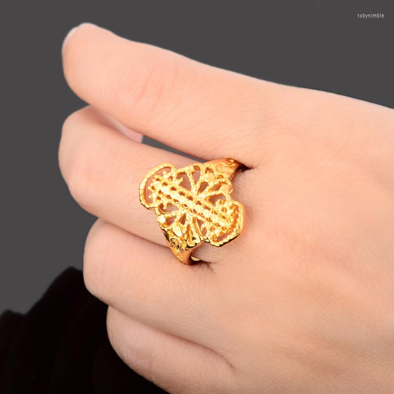 Cluster Rings Nareyo Latest Arrival Ethiopian Wedding Bridal Ring 24k Gold Color Fashion Jewellry Engagement Women Girls Wholesale
Cluster Rings Nareyo Latest Arrival Ethiopian Wedding Bridal Ring 24k Gold Color Fashion Jewellry Engagement Women Girls Wholesale