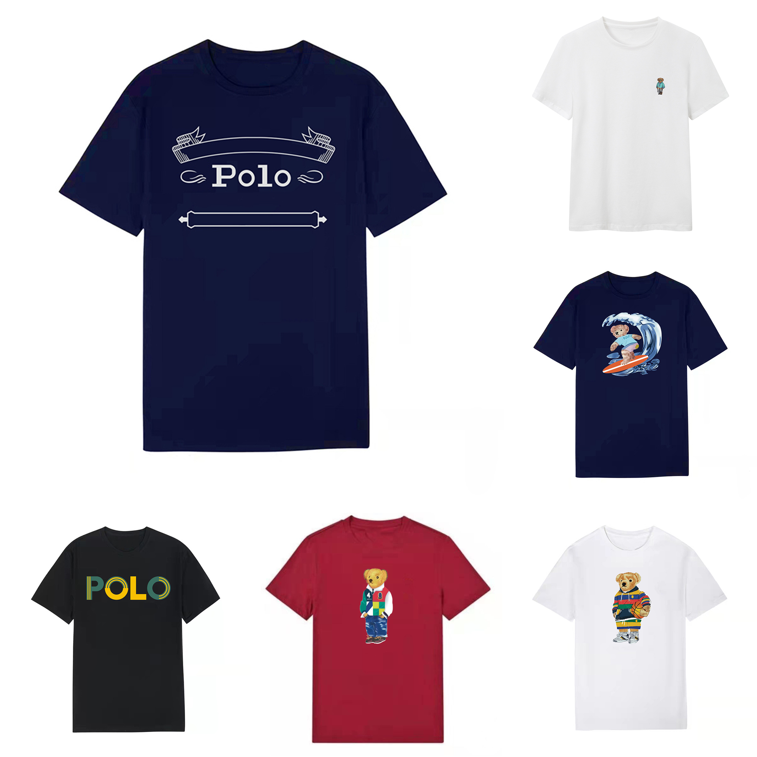 Luxury POLO T-shirt Brand men's designers shirts Brand bear polo shirts Men's T-Shirts designer shirt Sports Summer cotton fashion mens women ralphs Tees, 38
Luxury POLO T-shirt Brand men's designers shirts Brand bear polo shirts Men's T-Shirts designer shirt Sports Summer cotton fashion mens women ralphs Tees, 38