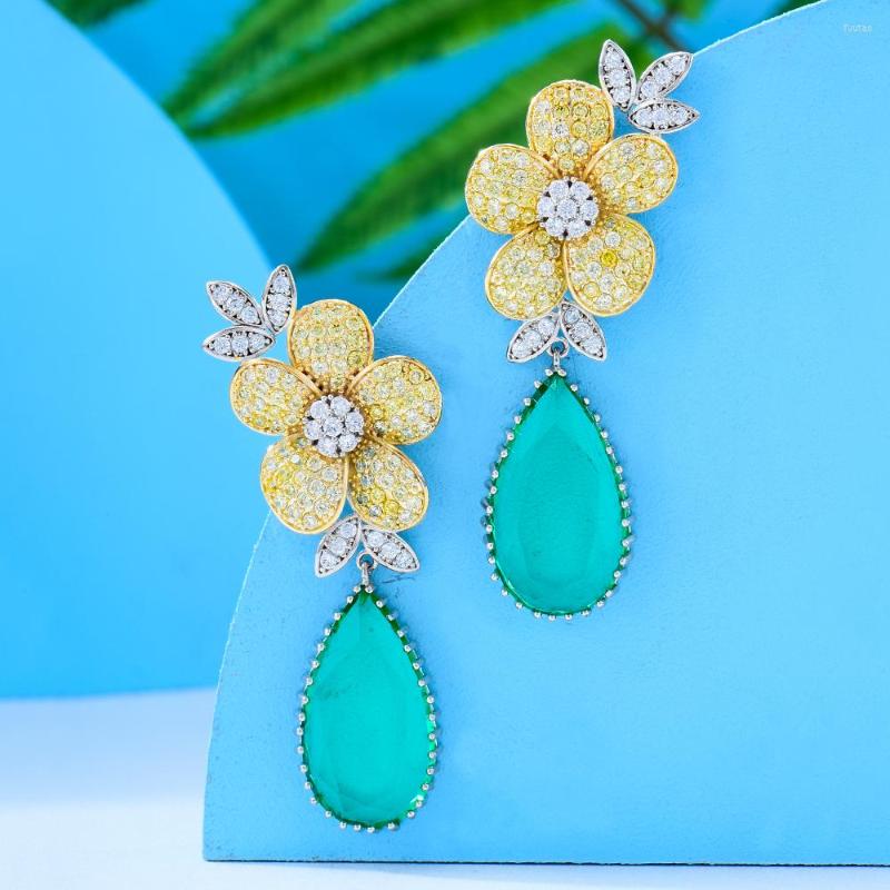 Dangle Earrings GODKI Trendy Purple Flowers Drop Earring For Women Wedding Cubic Zirconia Dubai Bridal Costume Jewelry Summer Party
Dangle Earrings GODKI Trendy Purple Flowers Drop Earring For Women Wedding Cubic Zirconia Dubai Bridal Costume Jewelry Summer Party