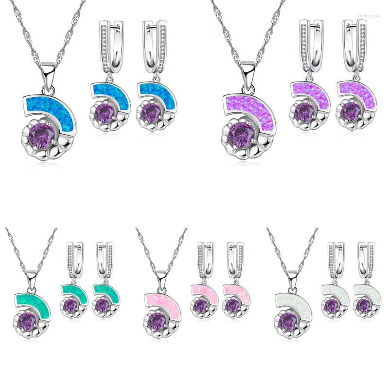 Necklace Earrings Set 2023 Cute Rhinestones Zircon Jewelry For Women Wedding Accessories Fashion Snail Imitation Opal And Earring, Picture shown
Necklace Earrings Set 2023 Cute Rhinestones Zircon Jewelry For Women Wedding Accessories Fashion Snail Imitation Opal And Earring, Picture shown