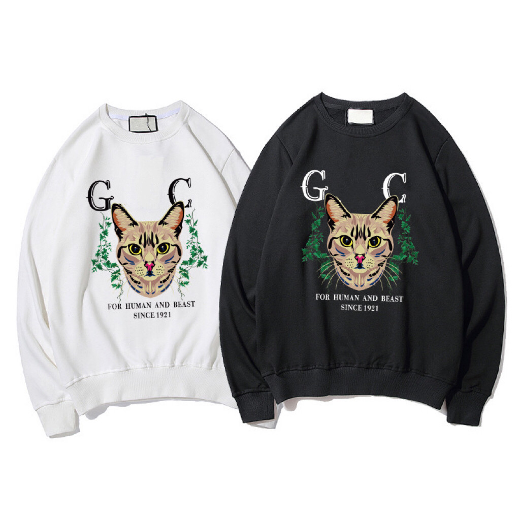 2023 Luxury Accessories Men's Women's Sweater GC Chest Cat Letter Sweater High Quality Two Color Casual Comfort Sports Sweater -XXXL 1141, Black
2023 Luxury Accessories Men's Women's Sweater GC Chest Cat Letter Sweater High Quality Two Color Casual Comfort Sports Sweater -XXXL 1141, Black